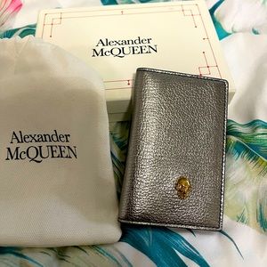 Alexander McQueen Bifold Wallet Card Holder Case